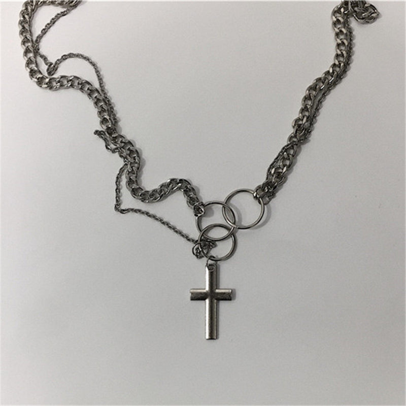"HIP HOP CROSS" NECKLACE S031006