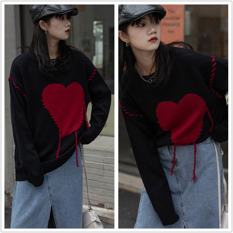 LOVE LOVE LOVE COUPLE SWEATER UB3444