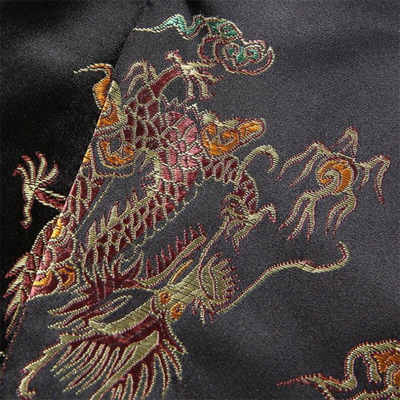 "EMBROIDERY DRAGON & CLOUD" CROP TOP W041001