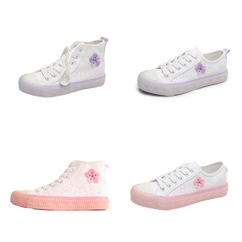 PASTEL PINK/PURPLE SAKURA CANVAS SHOES UB2526