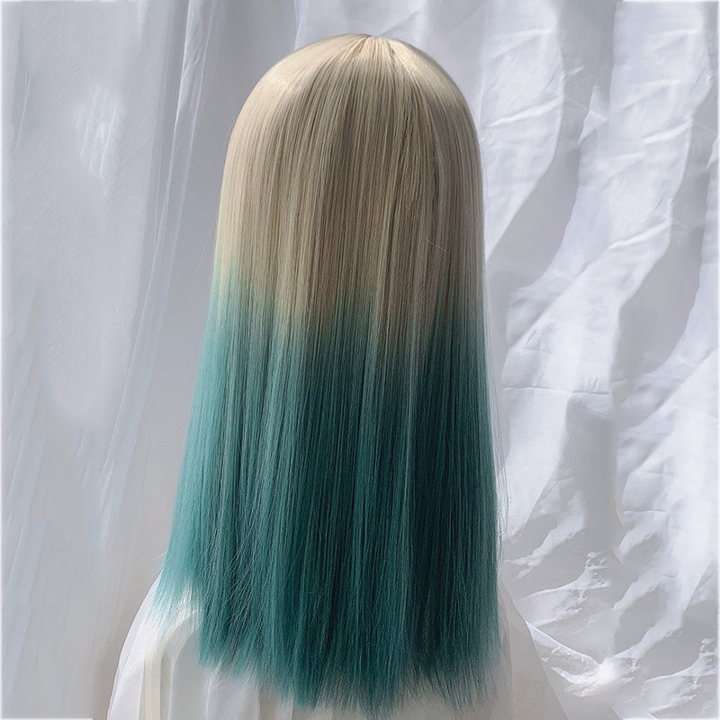 "LINEN GOLD GRADIENT MID-LENGTH" WIG N101407