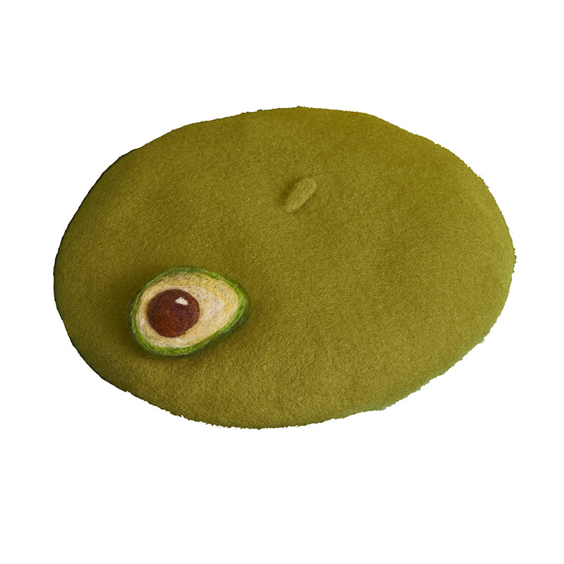 "AVOCADO GREEN" BERET N082109
