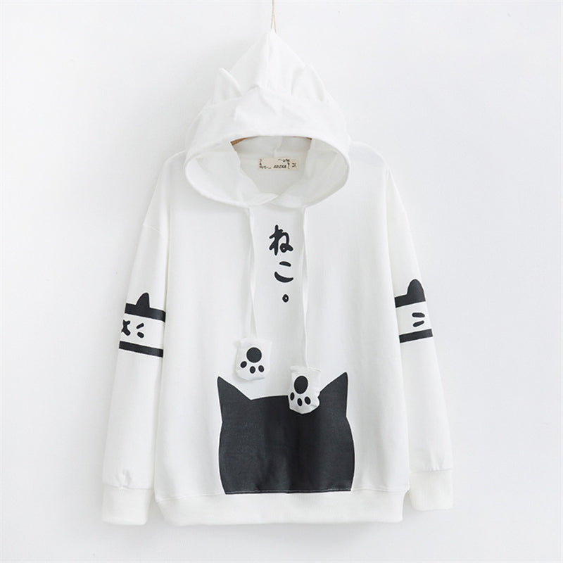 "CUTE CAT PAW" HOODIE N110203