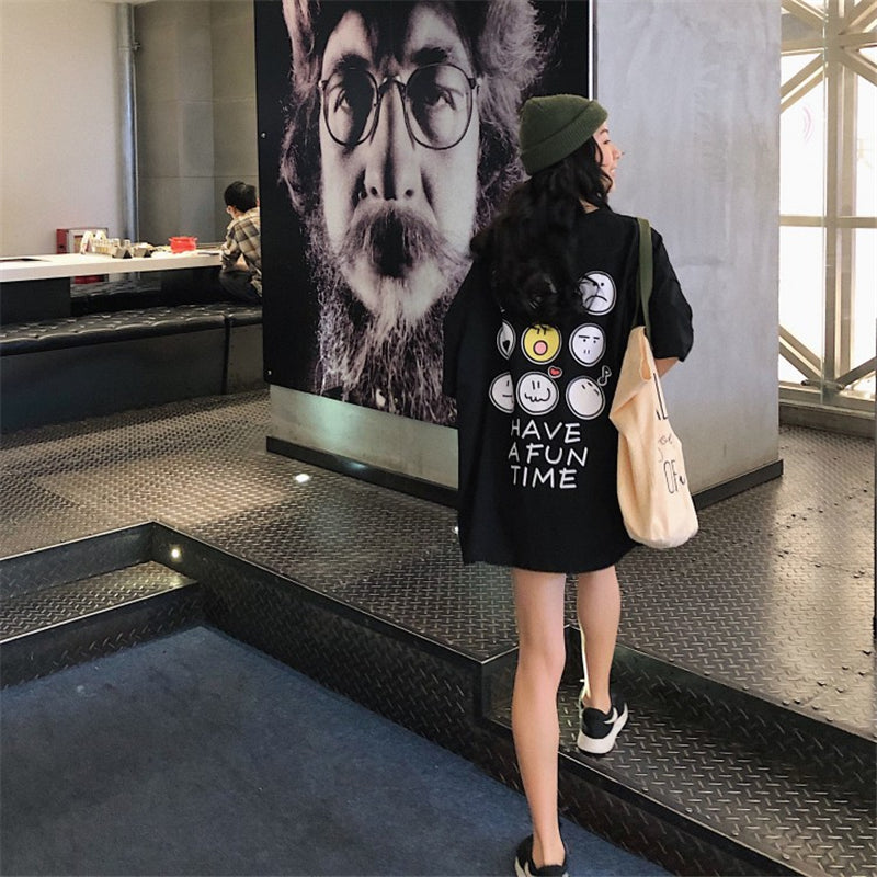 “HAVE A FUN TIME”T-SHIR N081203