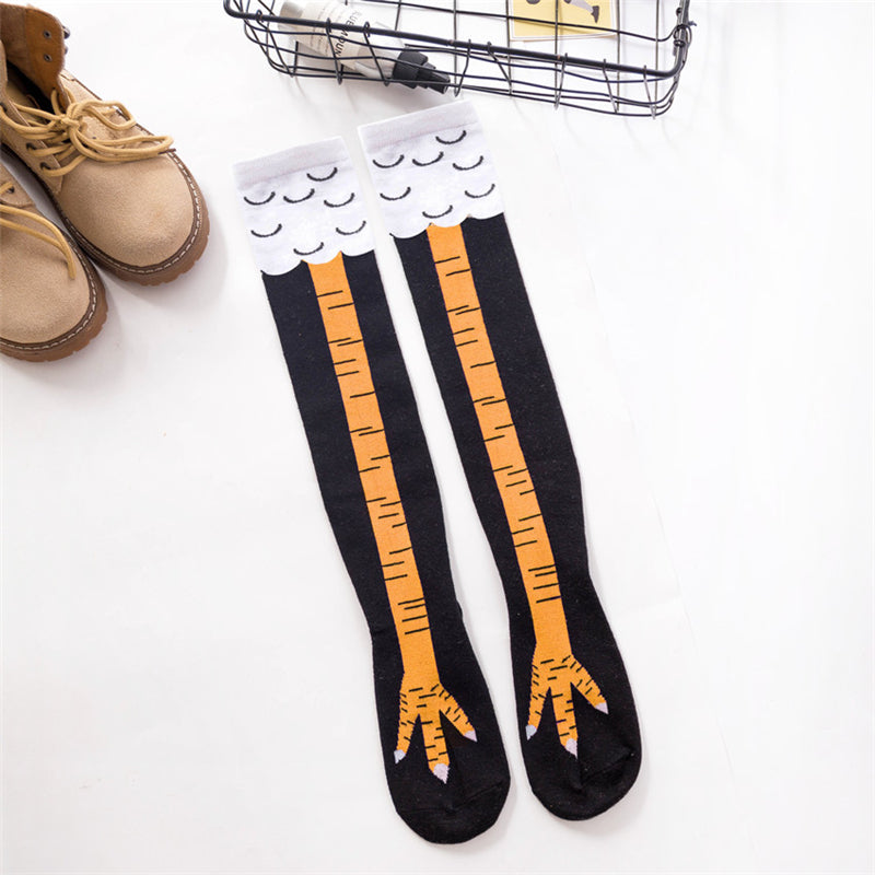 "CHICKEN FEET PRINT" SOCKS N050707