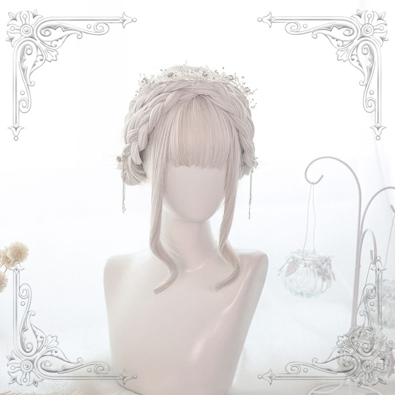 "LOLITA LINEN WHITE DOUBLE PONYTAIL" WIG N052703