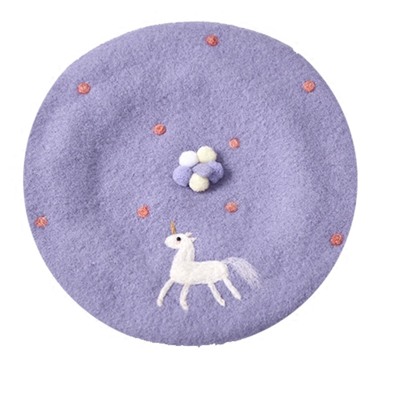 "WHITE HORSE PURPLE" BERET N082110