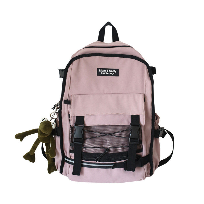 "FOUR COLORS MESH BUTTONED" BACKPACK N030404