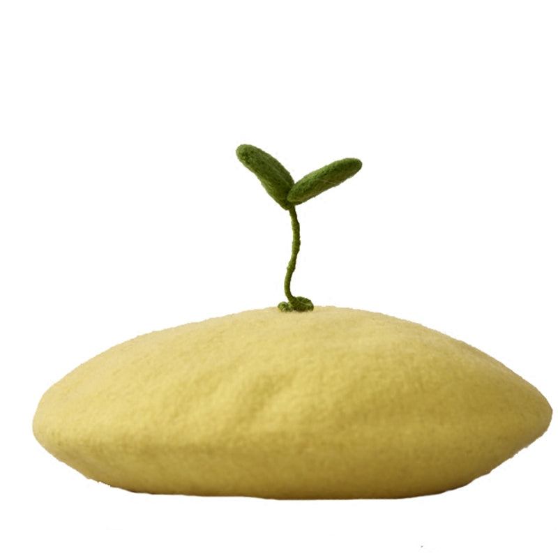 "GREEN SHOOT YELLOW" BERET N082106