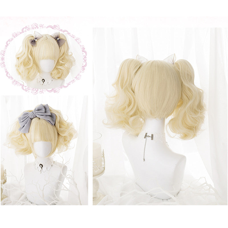 "LOLITA CREAM YELLOW PONYTAIL" WIG N121407