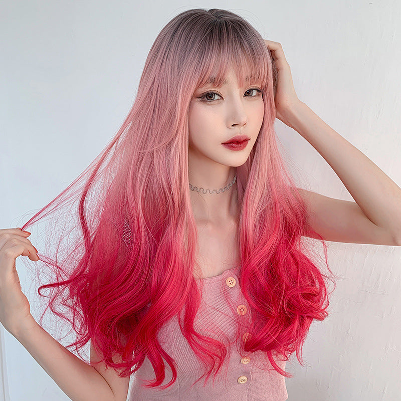 Pink Curly Elegant Hair's Code & Price - RblxTrade