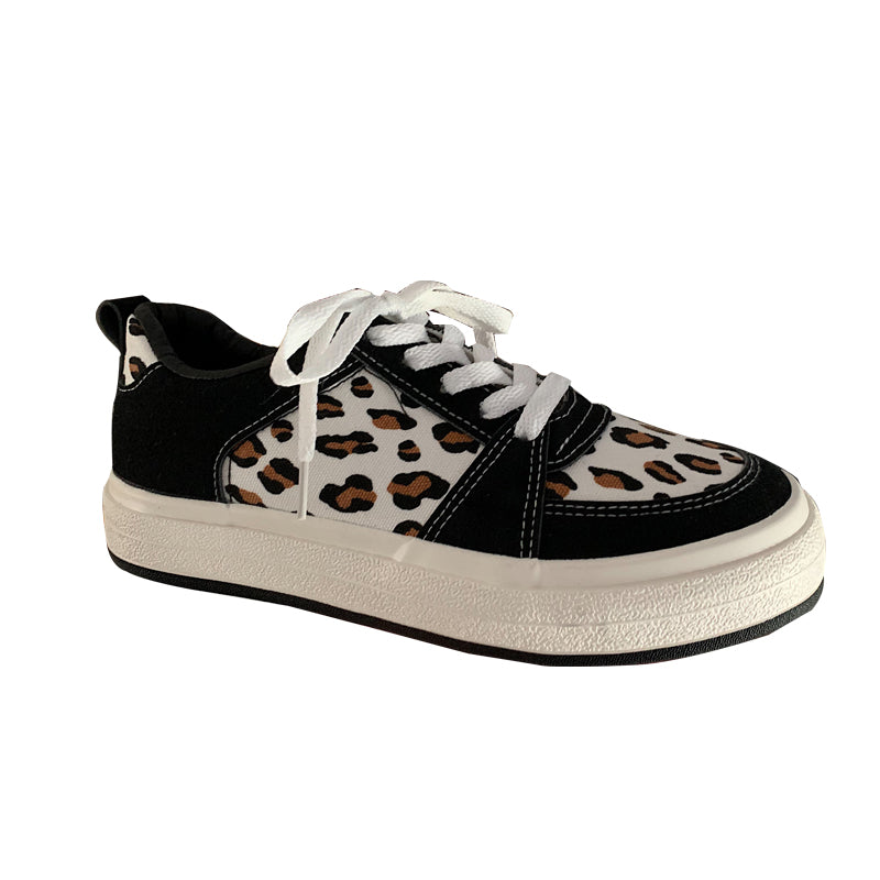 LEOPARD/ZEBRA PRINT CANVAS SHOES UB2528