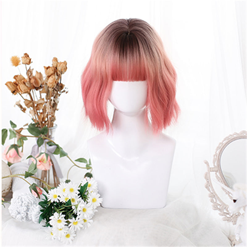 "LOLITA GRAPEFRUIT COLOR CURLY SHORT" WIG N102701
