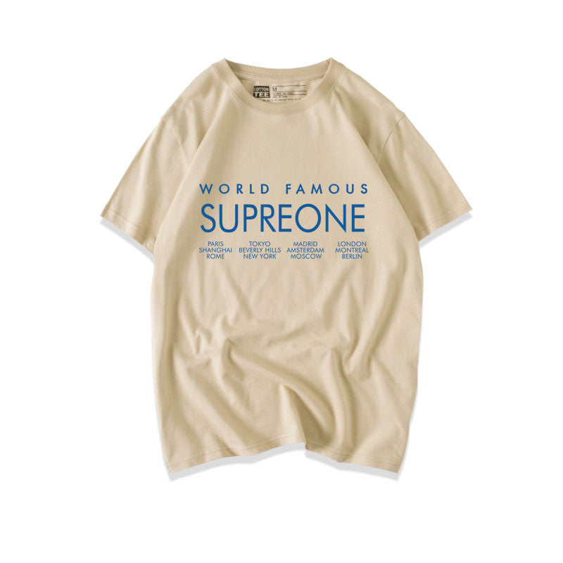 "WORLD FAMOUS SUPREONE" T-SHIRT N030205