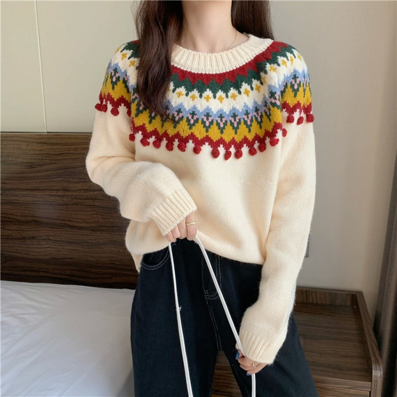 RED / WHITE CHRISTMAS SWEATER N111804