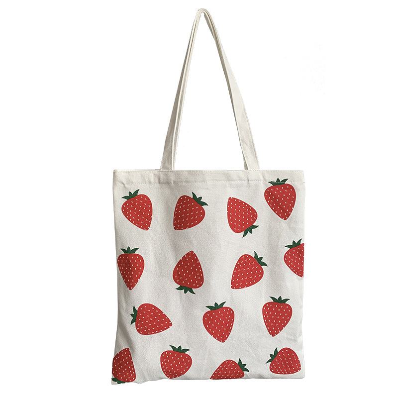 "STRAWBERRY CANVAS" BAG N090810