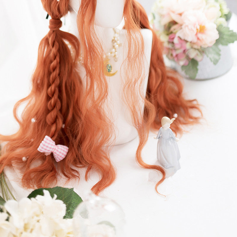 "ORANGE LOLITA LONG CURLY" WIG D052101