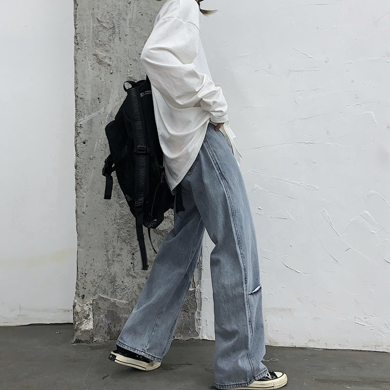 "RETRO STRAIGHT" JEANS D052605