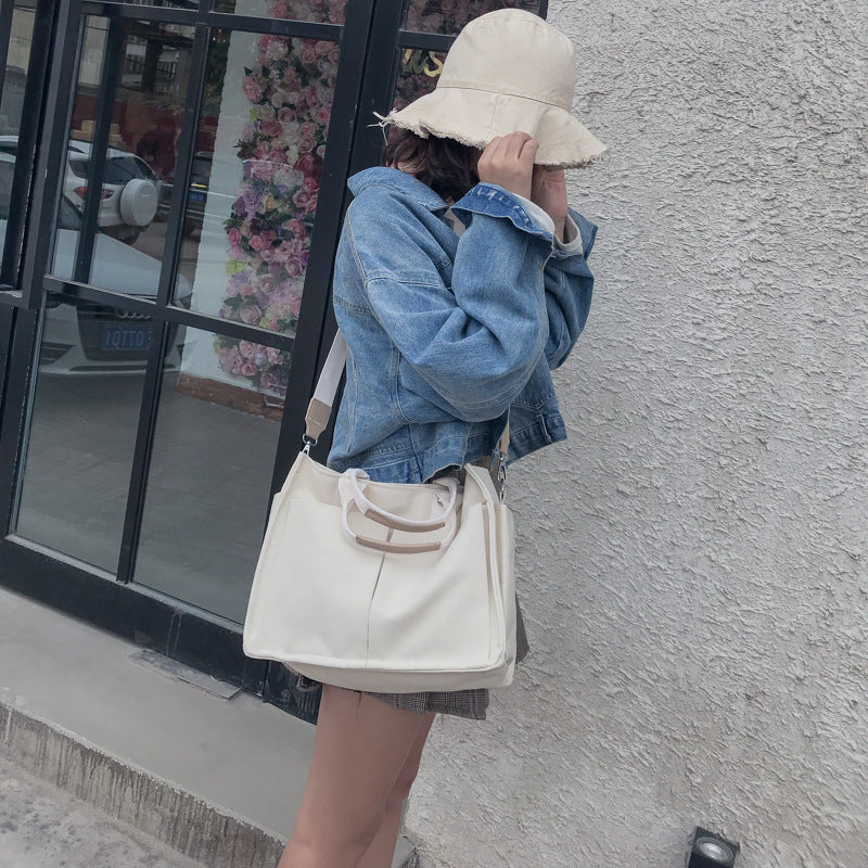 "KFASHION LARGE CAPACITY CANVAS" CROSSBODY BAG D060612