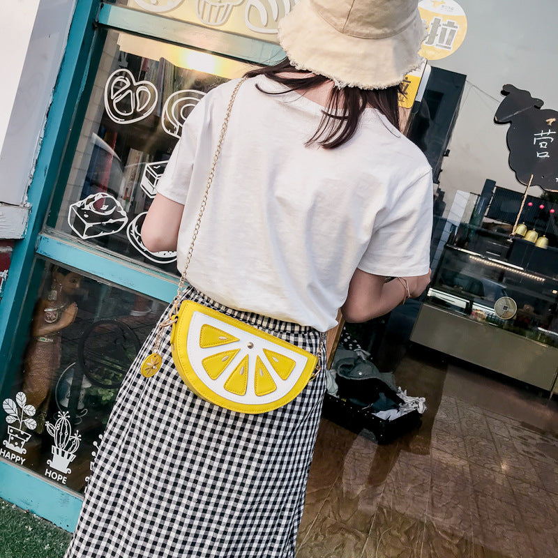 "WATERMELON ORANGE" SHOULDER BAG D050810