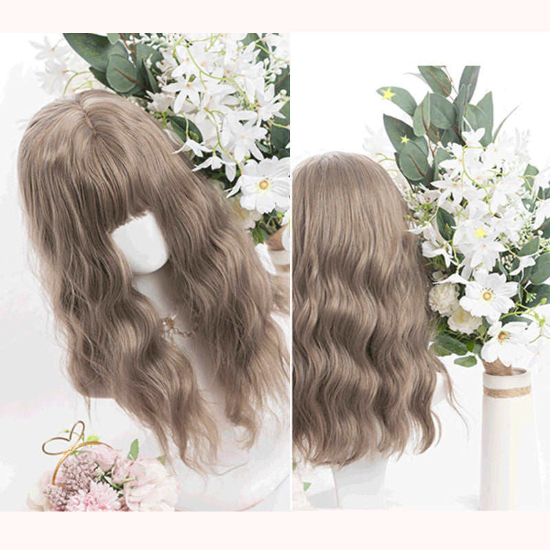 "AOKI LINEN GRAY LOLITA CURLY LONG" WIG D071802