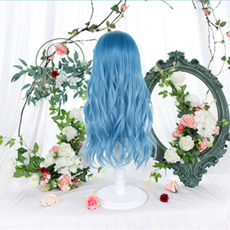 "BLUE LOLITA GRADIENT LONG CURLY" WIG D050517