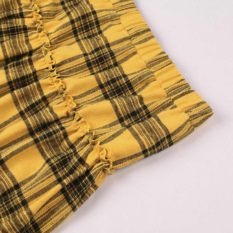 "BOW SLING WRAPPED CHEST PLEATED SKIRT" SET D051206