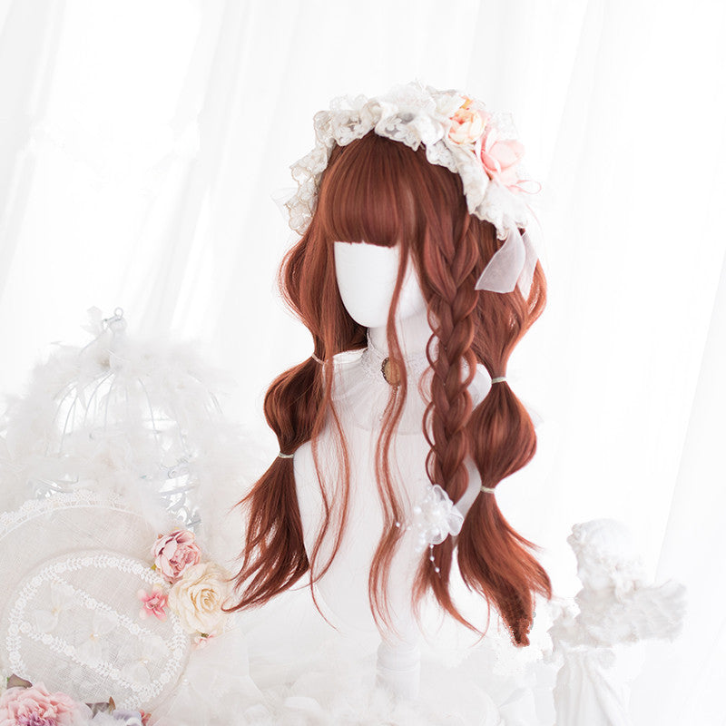 "DARK ORANGE LOLITA CURLY" LONG WIG D041608