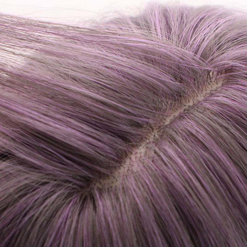 "PURPLE GRAY LONG STRAIGHT" WIG D050503