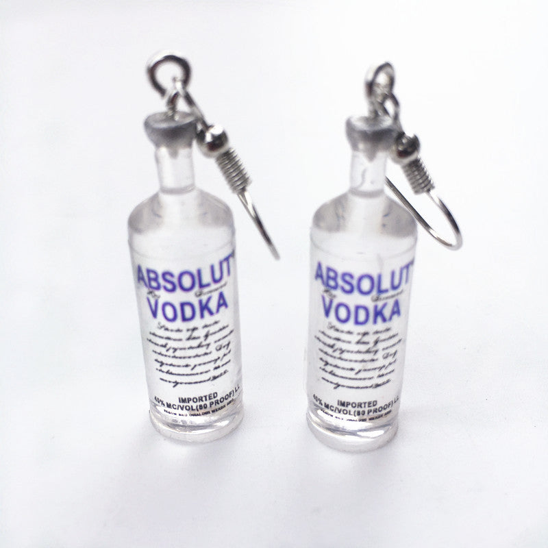 "ABSOLUT VODKA" EARRINGS D042307