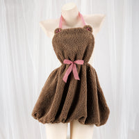 Brown plush bear dress  UB98698