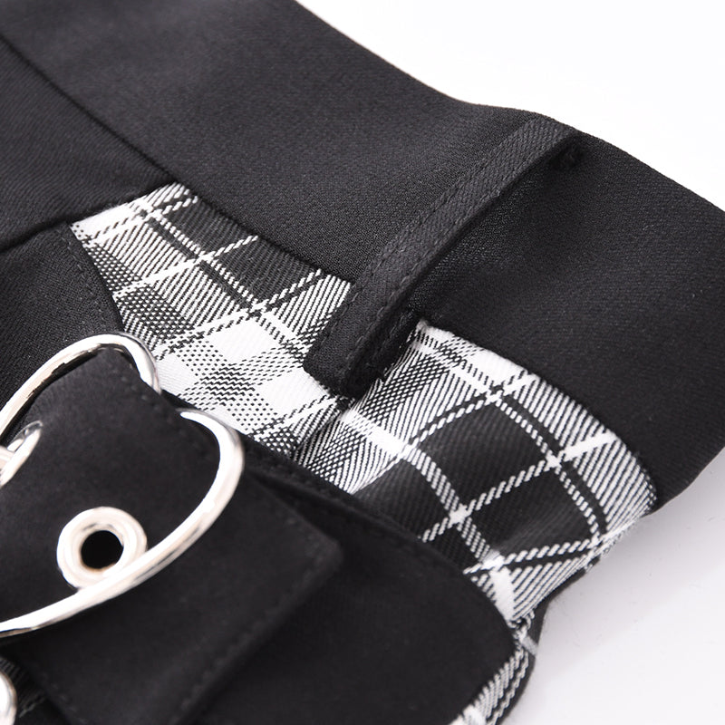 Preppy Paneled Skirt UB98141