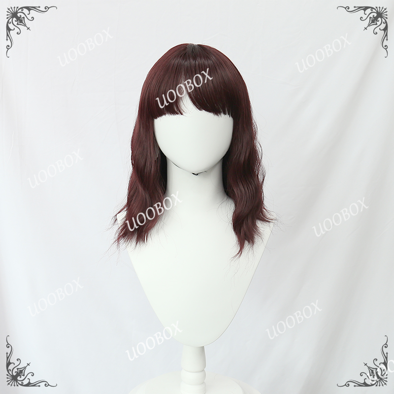 Original Brown Red Curly Wig XC819A