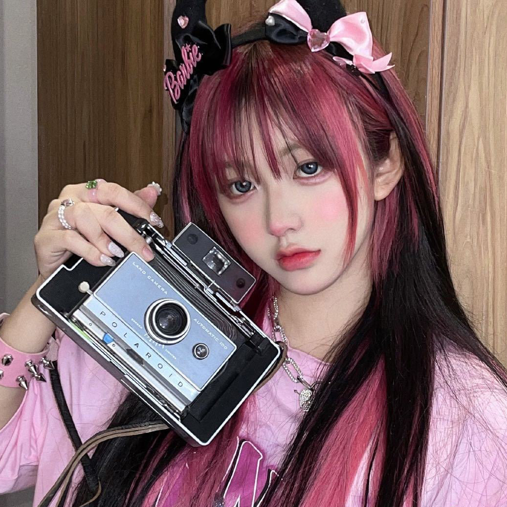Black Pink Gradient Wig UB99040