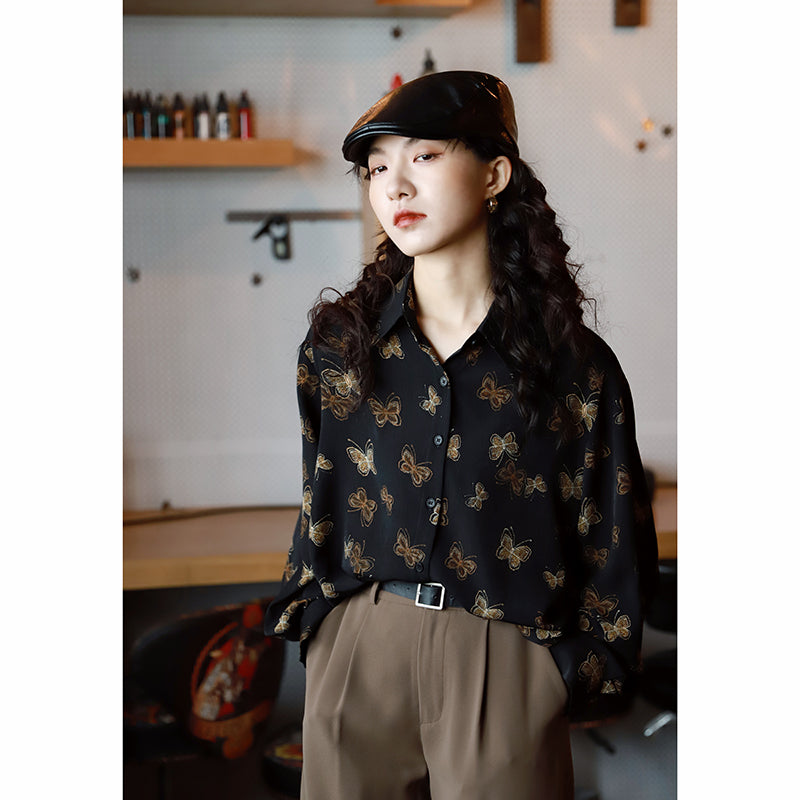 VINTAGE LOOSE SHIRT TOP UB98221