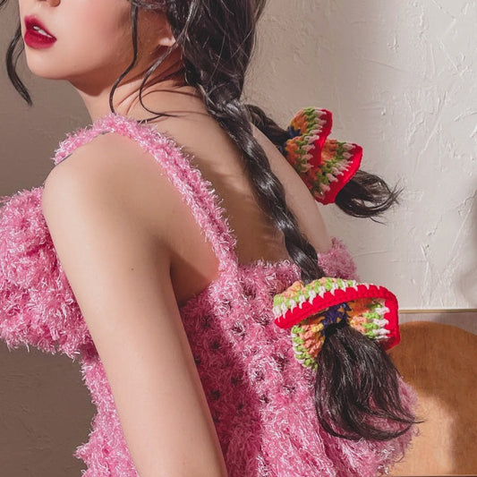 VINTAGE RAINBOW HAIR TIES UB98220