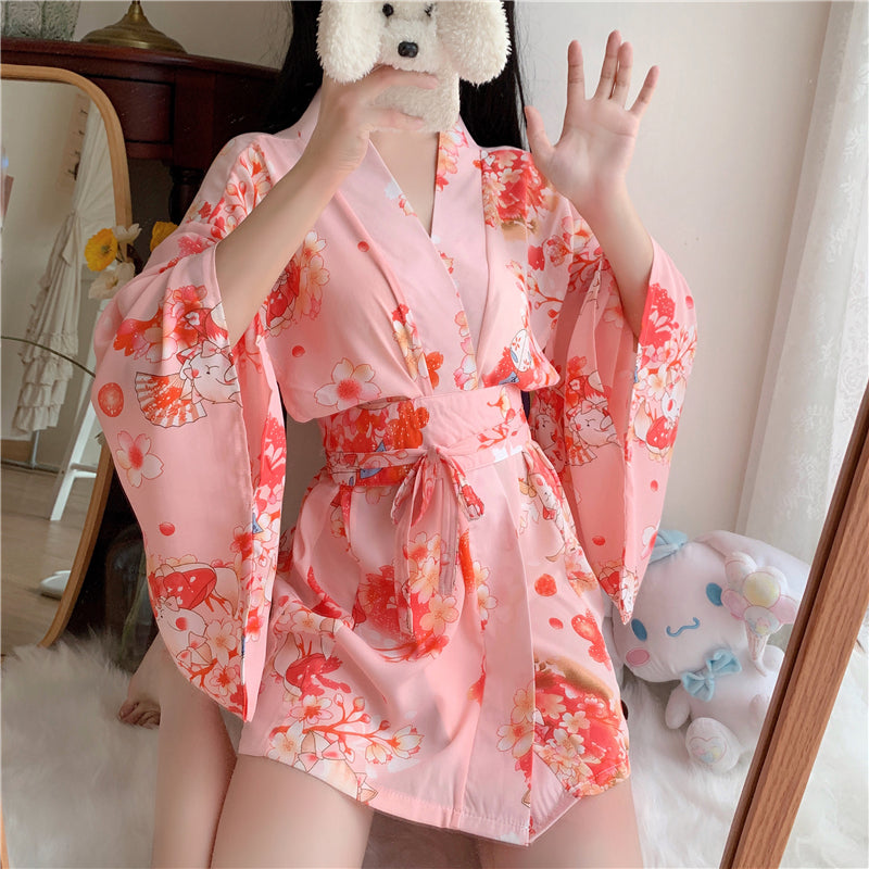Japanese Cherry Blossom Kimono UB98309 Uoobox