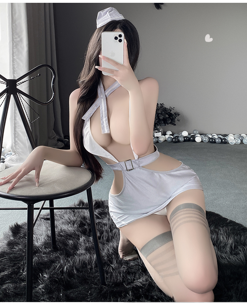 White secretary uniform  UB10113