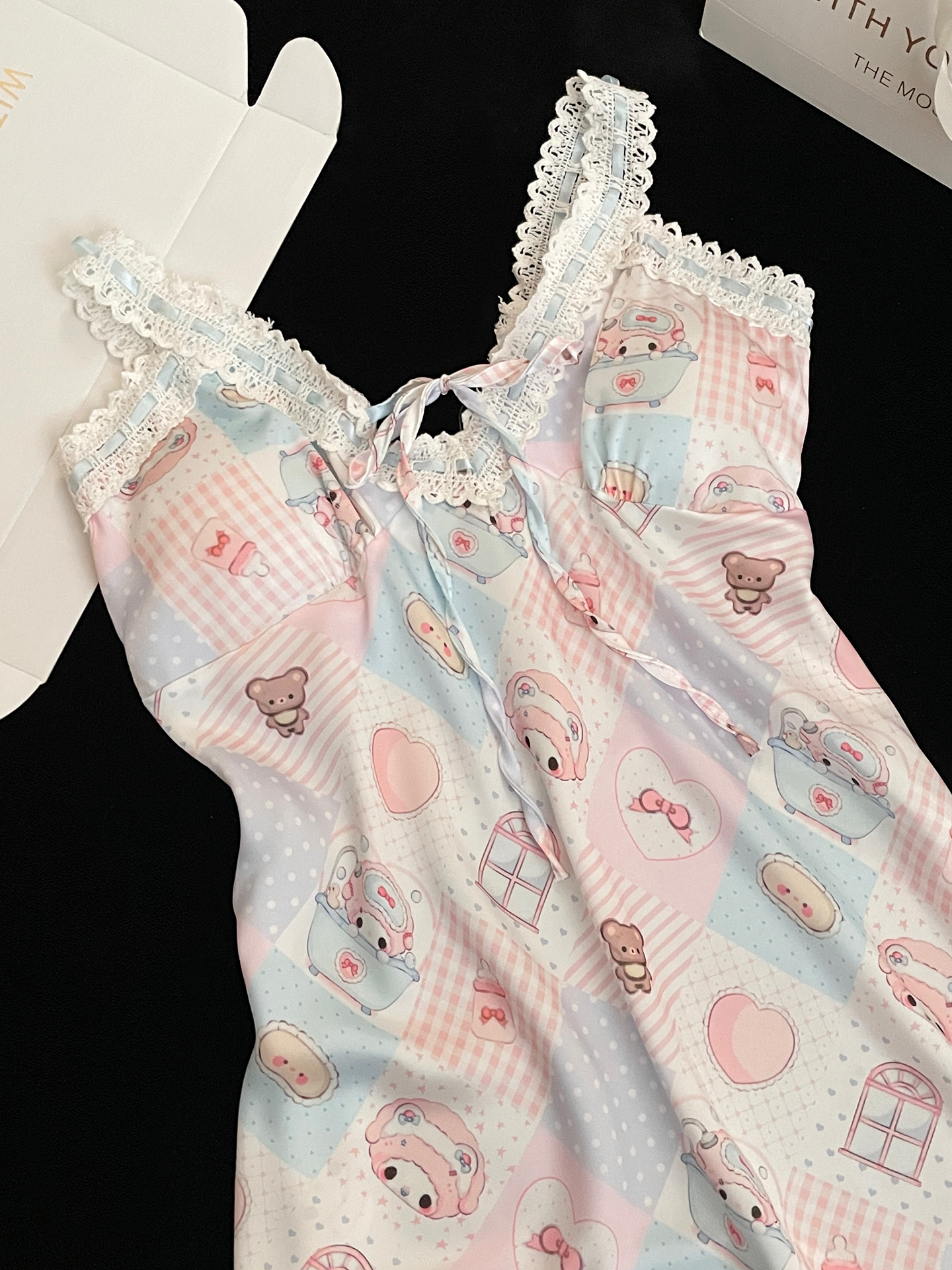 soft silk nightdress  UB10114