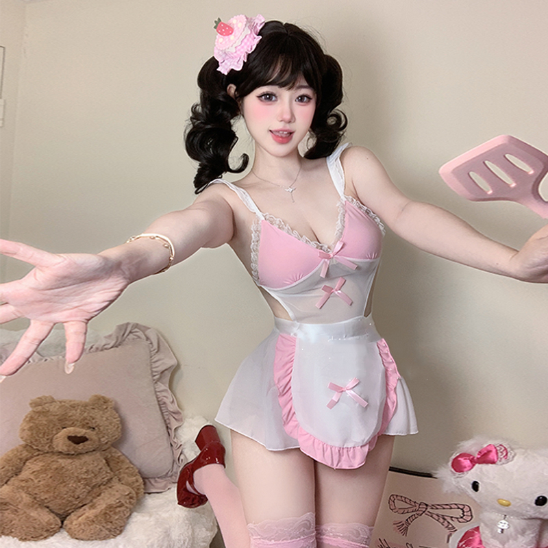 cute pink maid dress  UB10136