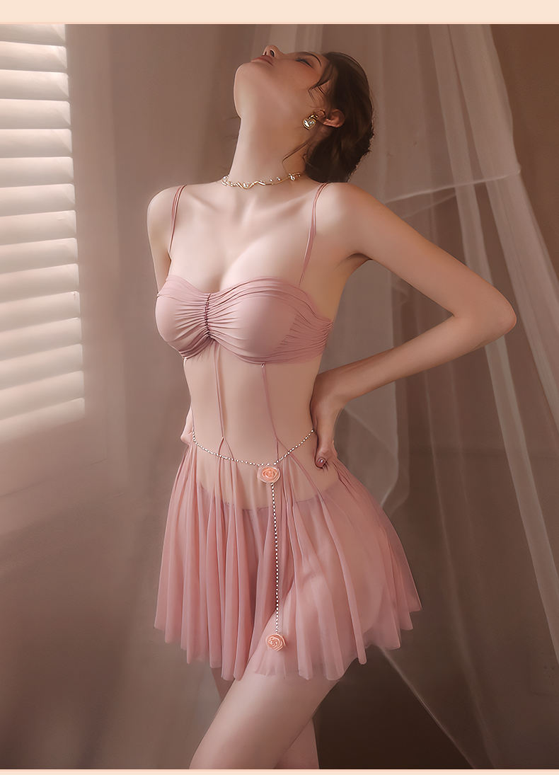 lace mesh dress UB10141