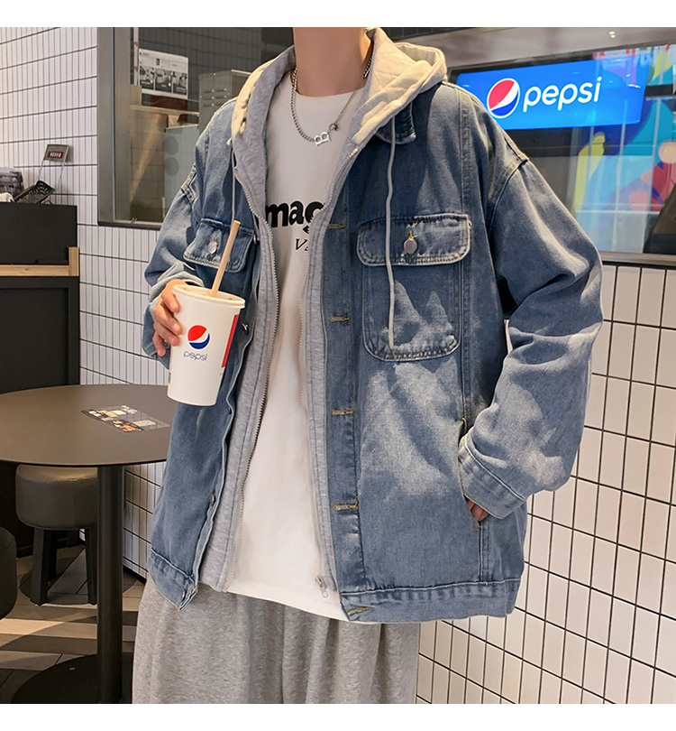 "LONG-SLEEVED HOODED” JACKET COAT K100308