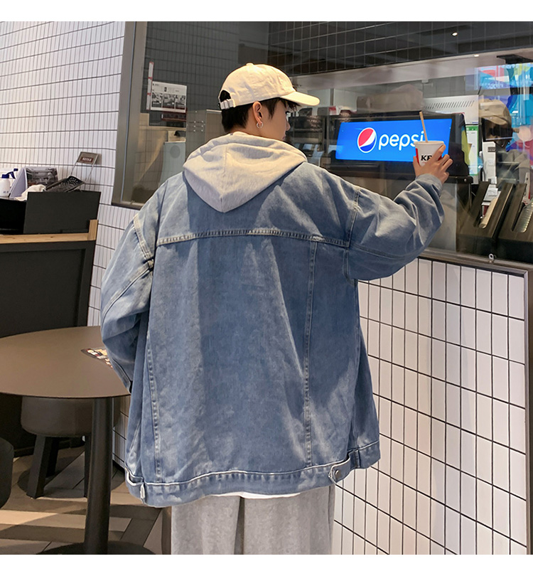 "LONG-SLEEVED HOODED” JACKET COAT K100308