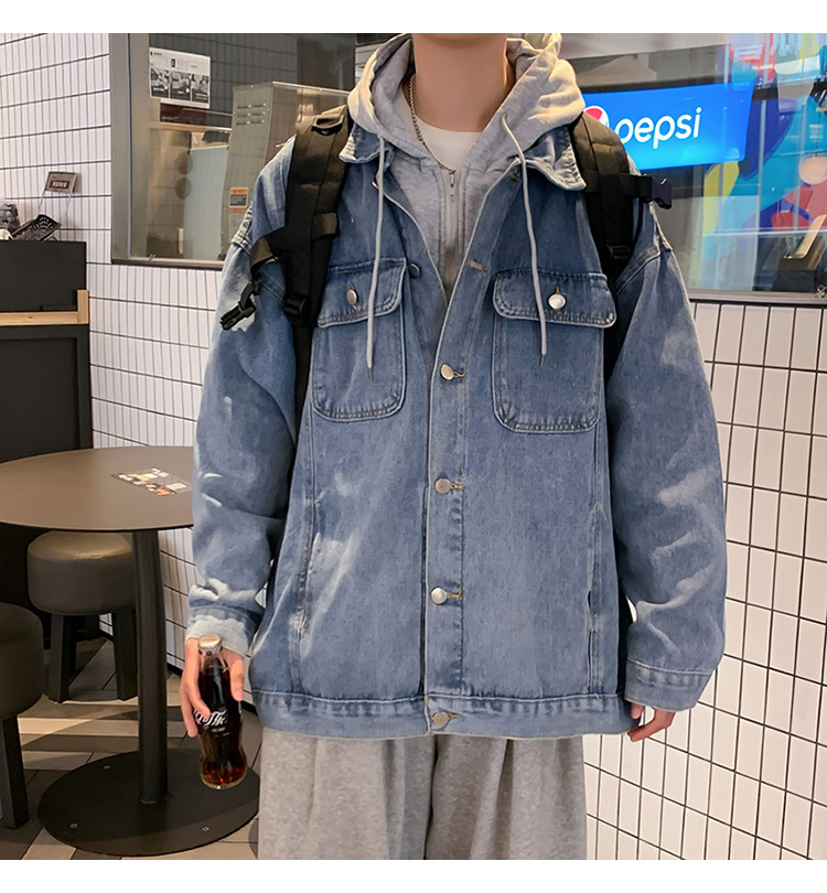 "LONG-SLEEVED HOODED” JACKET COAT K100308