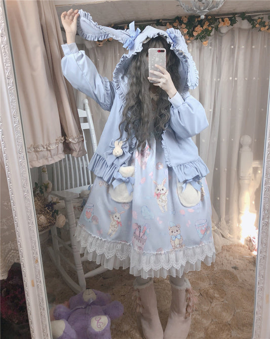 Rabbit Ears Lolita Plush Coat UB98835