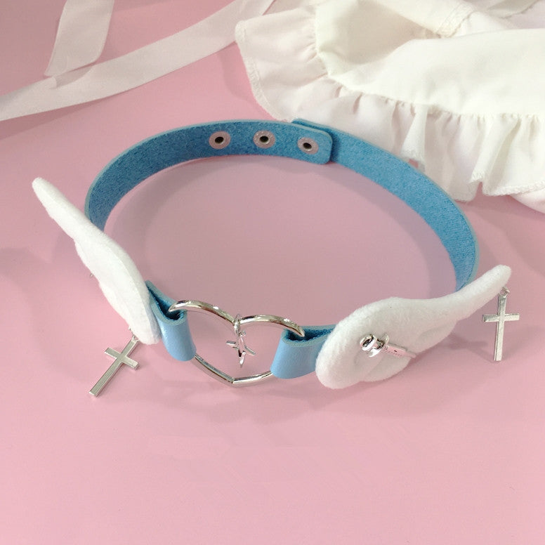 Y2K Angel Wings Collar UB99144