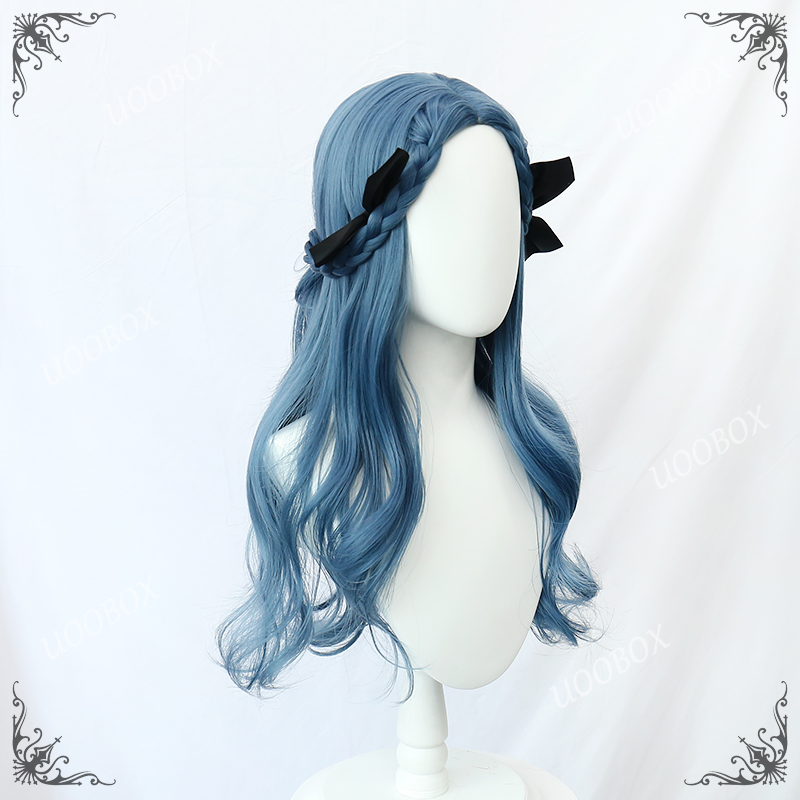Original Blue Long Curly Wig PL2324A