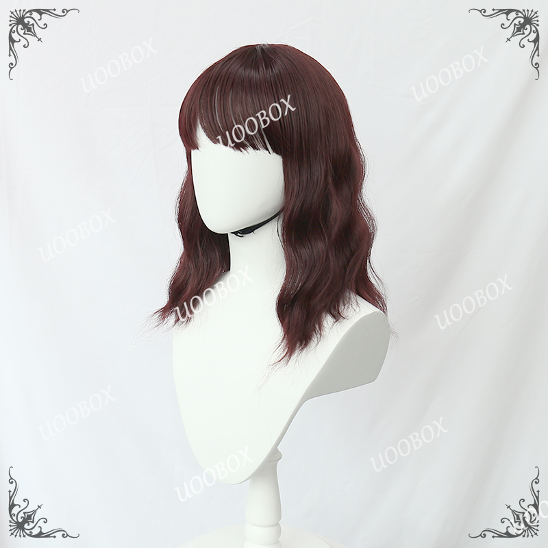 Original Brown Red Curly Wig XC819A