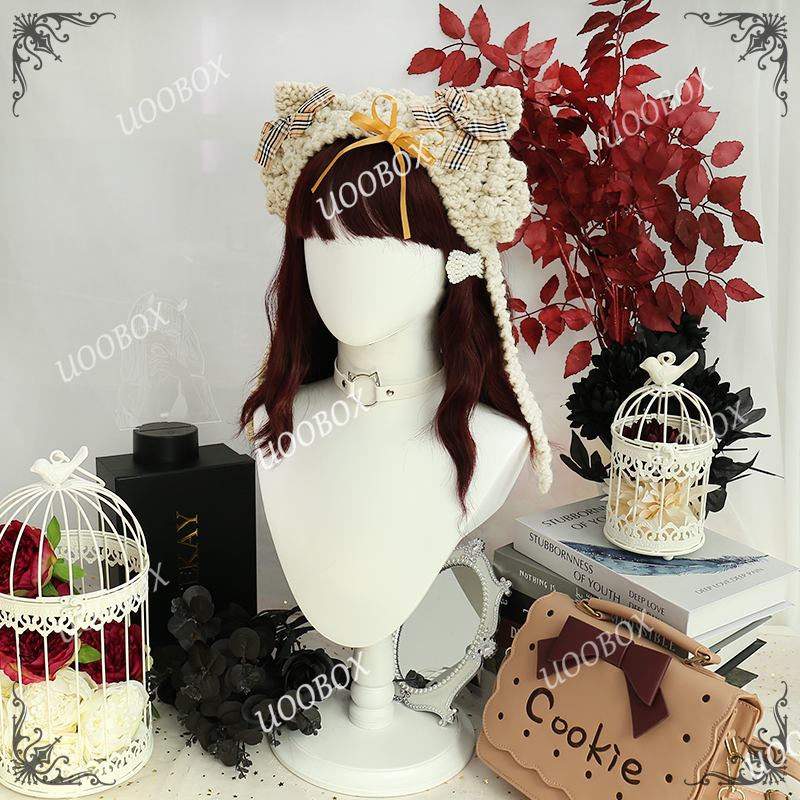 Original Brown Red Curly Wig XC819A