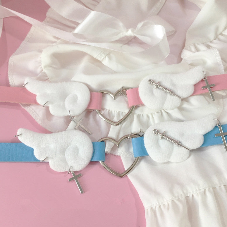 Y2K Angel Wings Collar UB99144
